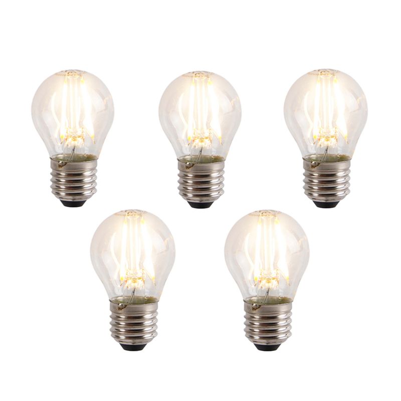 żarówka P45 Luedd 2700k ciepła biel 700LM 5W zestaw 5 5 szt.