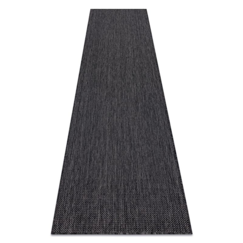 Dywan zewnętrzny Sion RugsX 80x250 cm czarny D2527 1 szt.