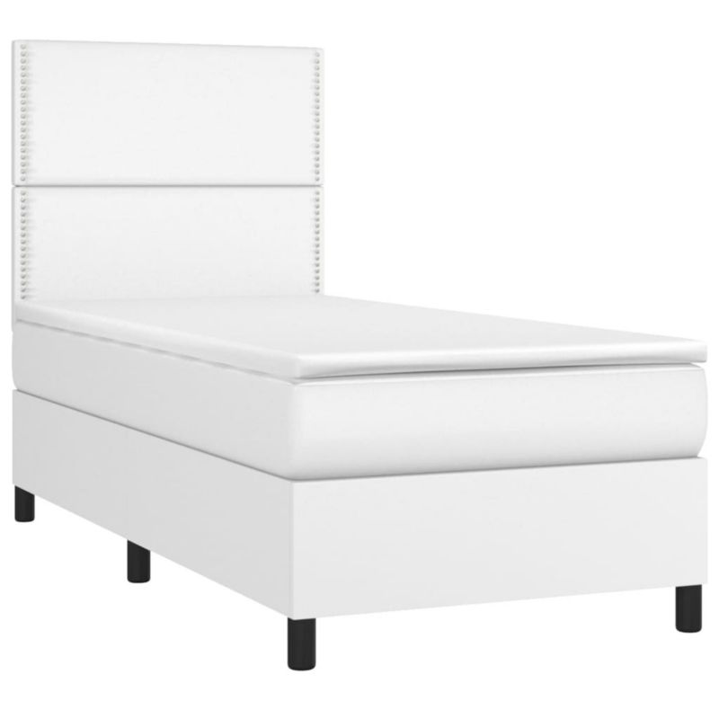 Łóżko kontynentalne WaszeMeble 100x200 cm biała WM-3135868 1 szt.