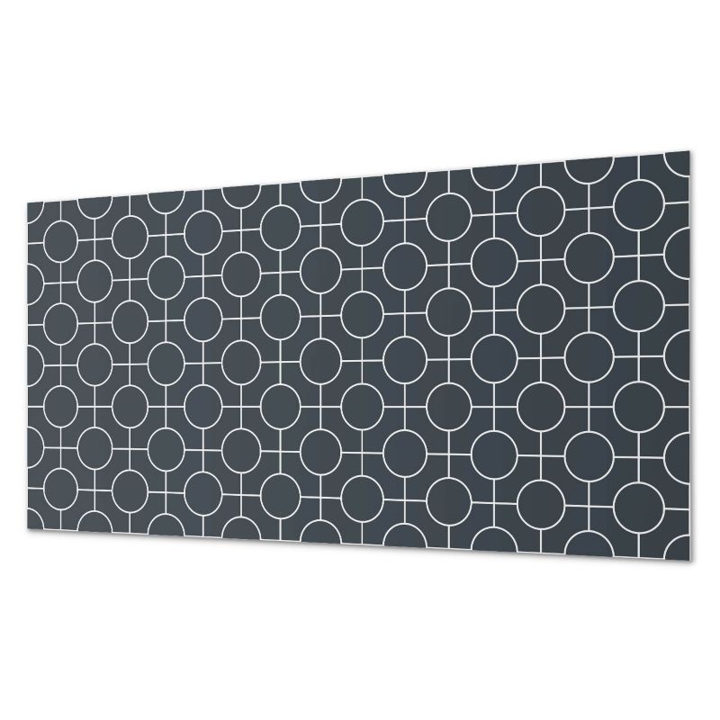 Panel Winylowy Ścienny ArtPrintCave 100x50 cm Geometryczny wzór kół i linii 1 szt.