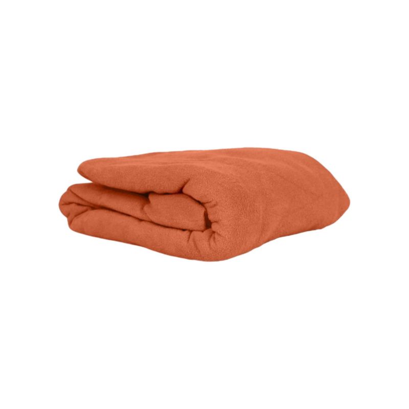 Prześcieradło gumka jersey KAM-POL bawełna premium 200x200 ceglany 1 szt.
