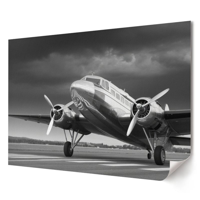 Plakat canvas Wallfluent Format A2 Klasyczny samolot Artysta Artur Piotrowski 1 szt.
