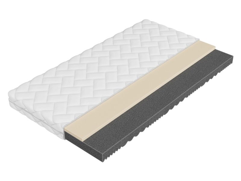 Dwustronny materac piankowy MIRJAN 24 Uno 13 cm 140x200 zrolowany 1 szt.