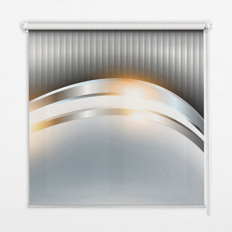 Roleta Do Salonu Tulup 100x100 cm Metalowa Abstrakcja Montaż do ściany/sufitu 1 szt.