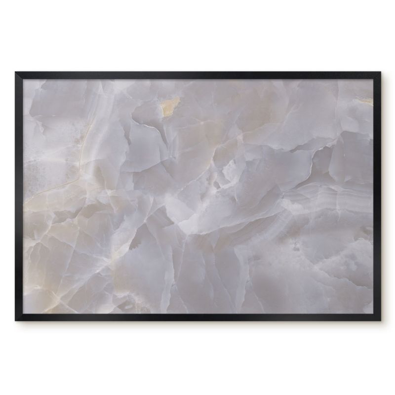 Tablica Magnetyczna Tulup 60x40 cm Szara elegancja 1 - Czarna rama Do salonu, przedpokoju 1 szt.