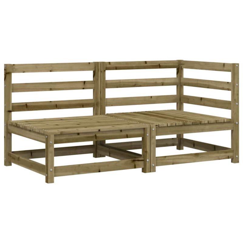 Sofa ogrodowa WaszeMeble z drewna brązowa WM-837948 1 szt.