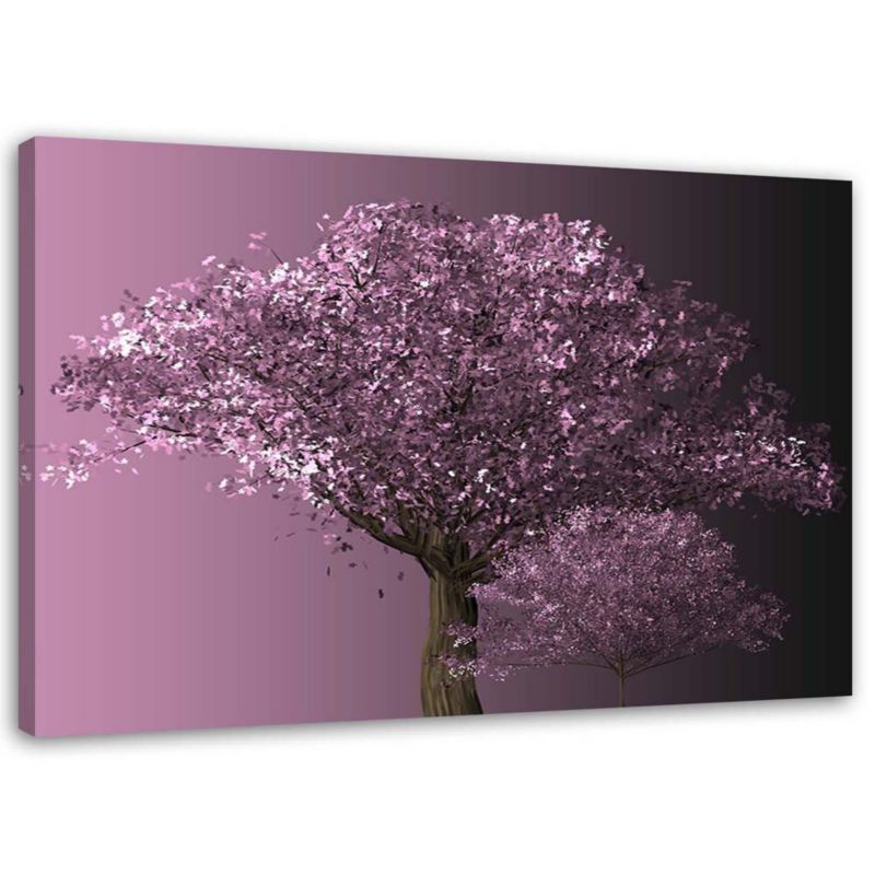 Obraz na płótnie Feeby Fioletowe drzewo 60x40cm 1szt