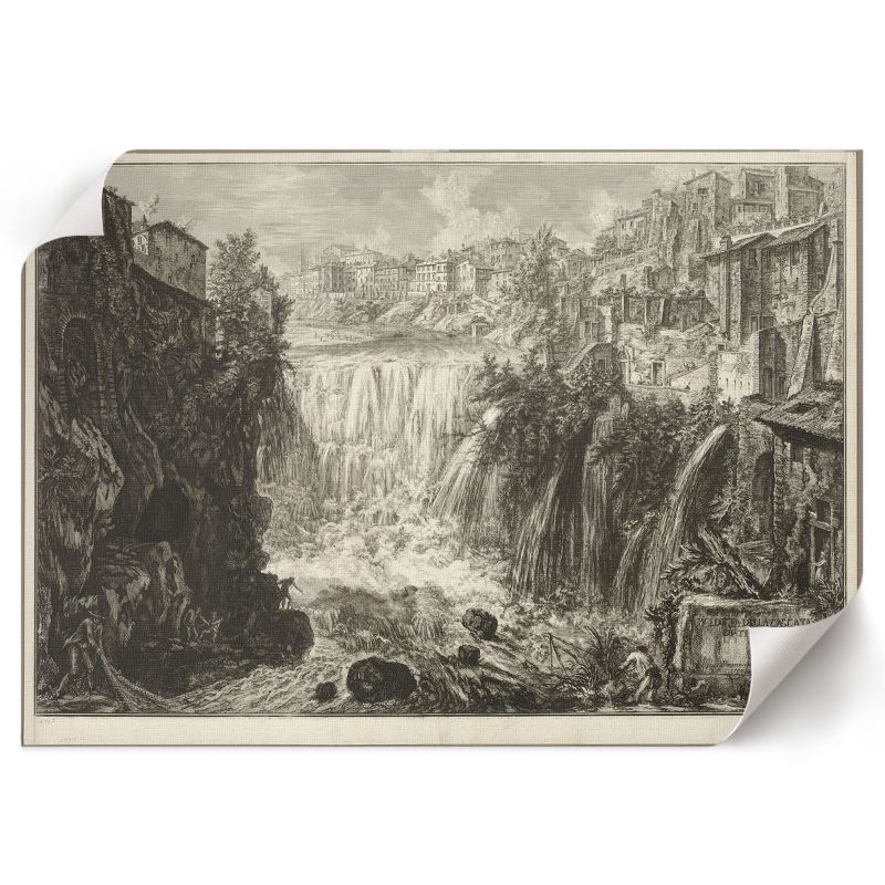 Plakat Do Salonu ArtPrintCave 29,7x21 cm Wielka Kaskada Giovanni Battista Piranesi 1 szt.
