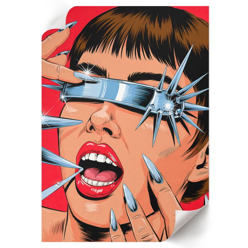 Plakat Na Płótnie ArtPrintCave 42x59,5 cm Pop art energia Aurora Line 1 szt.