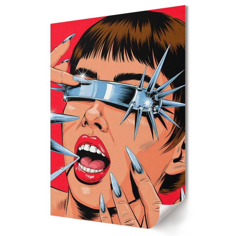 Plakat canvas Wallfluent Format A3 Pop art energia Studio Aurora Line 1 szt.