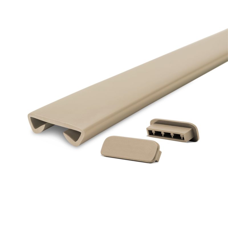 Poręcz schodowa PVC 40x8 mm QUEST, profil STANDARD antypoślizgowy, beżowy, 25 m, 1 szt.