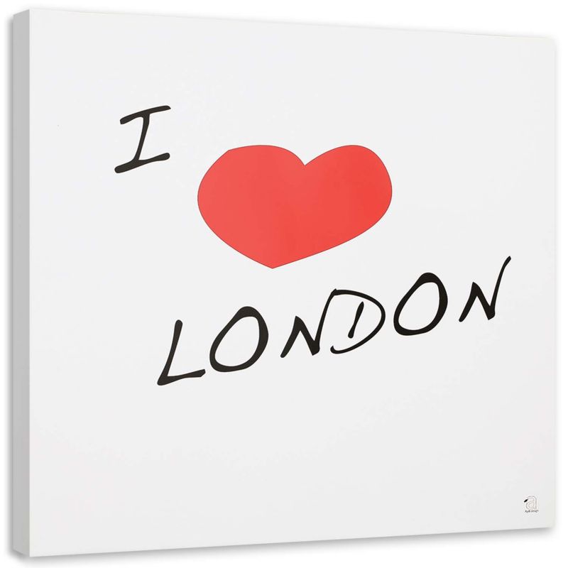 Obraz na płótnie Feeby Napis I Love London 40x40cm 1szt