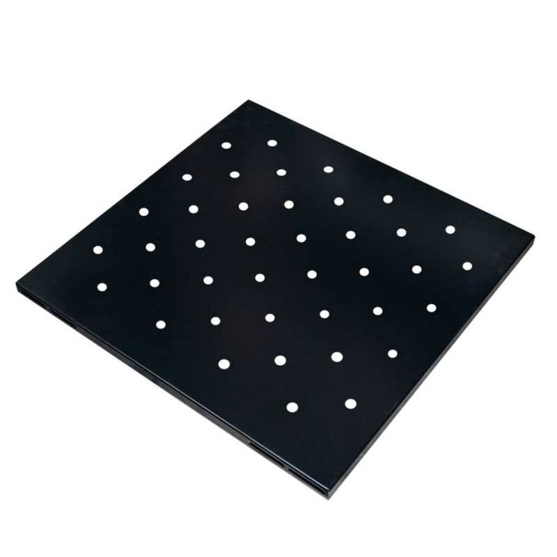Półka stała do szafy rack Netberg 19" 1U 1000mm metalowa czarna 48,5x65cm 1szt.