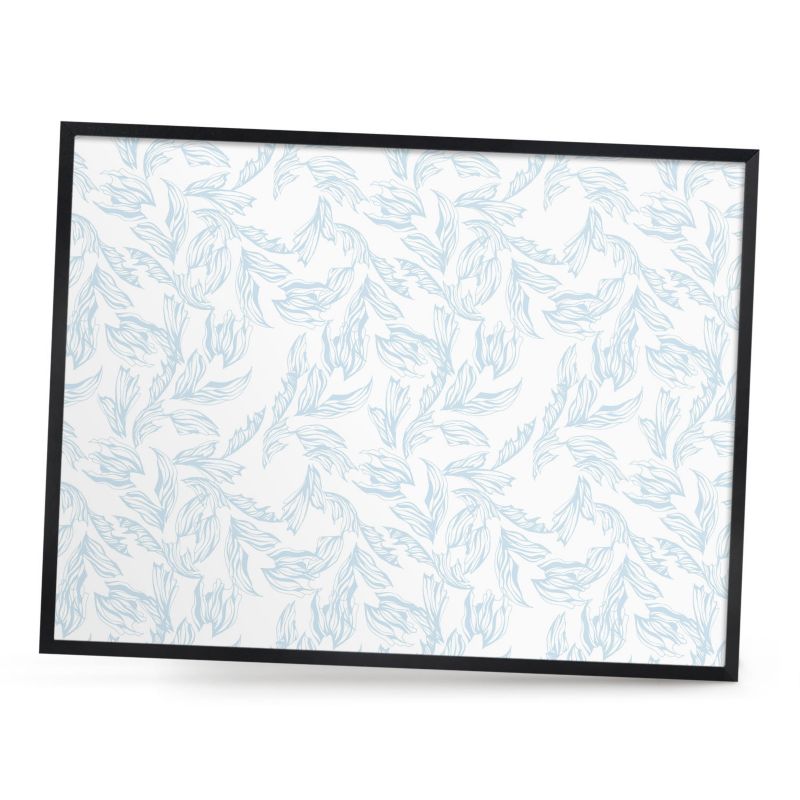 Magnetyczna tablica ozdobna ArtPrintCave 80x60 Lekki motyw w czarnej ramie 1szt
