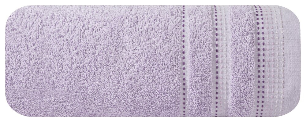 Ręcznik 30x50 cm POLIA liliowy bawełniany frotte miękki w dotyku