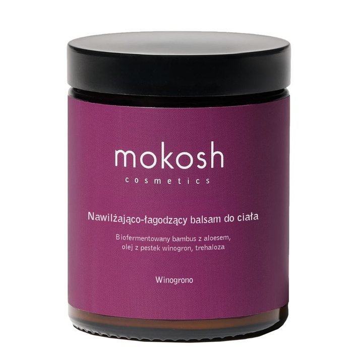 Mokosh Nawilżająco-łagodzący balsam do ciała Winogrono, 180 ml