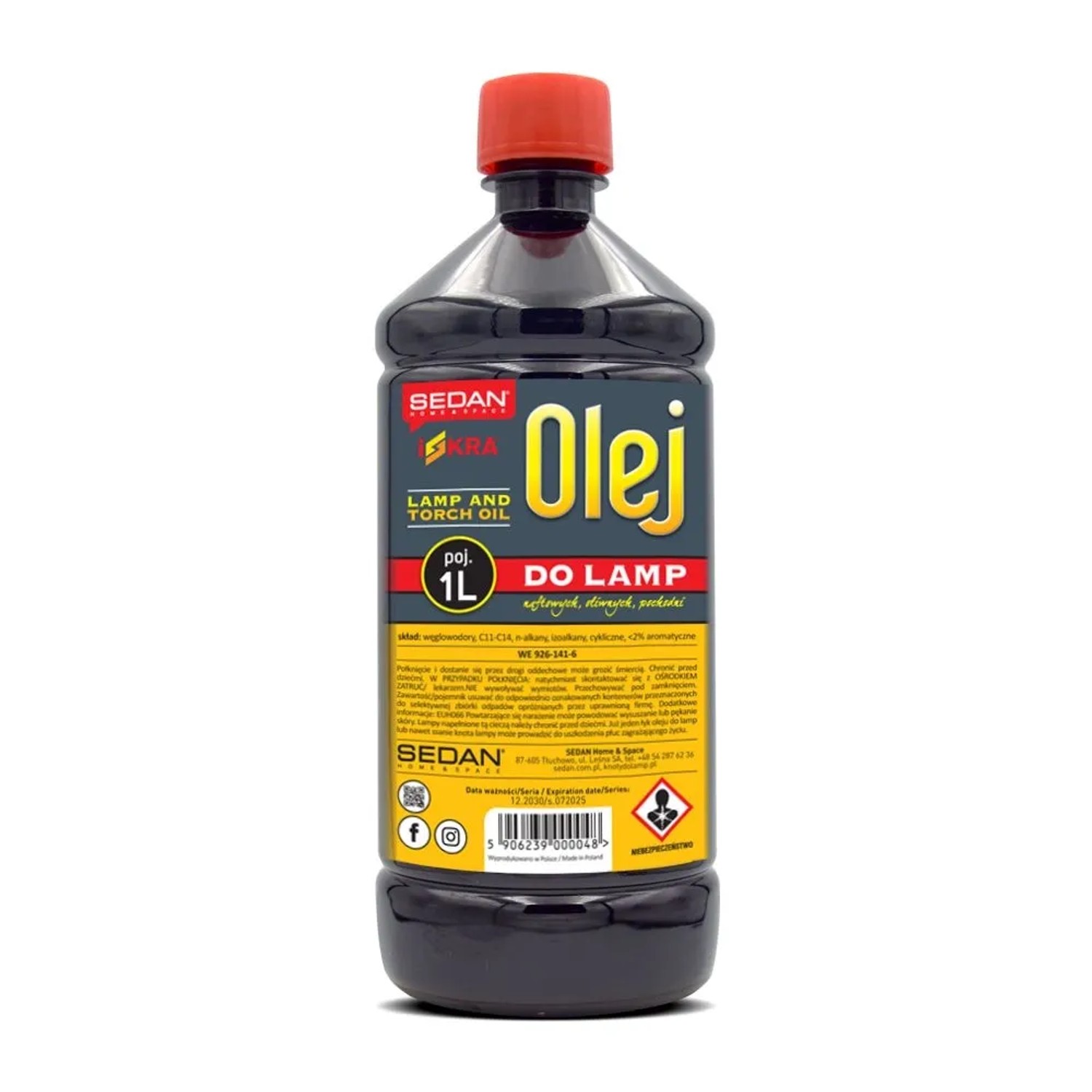 Olej do lamp Iskra - 1000 ml