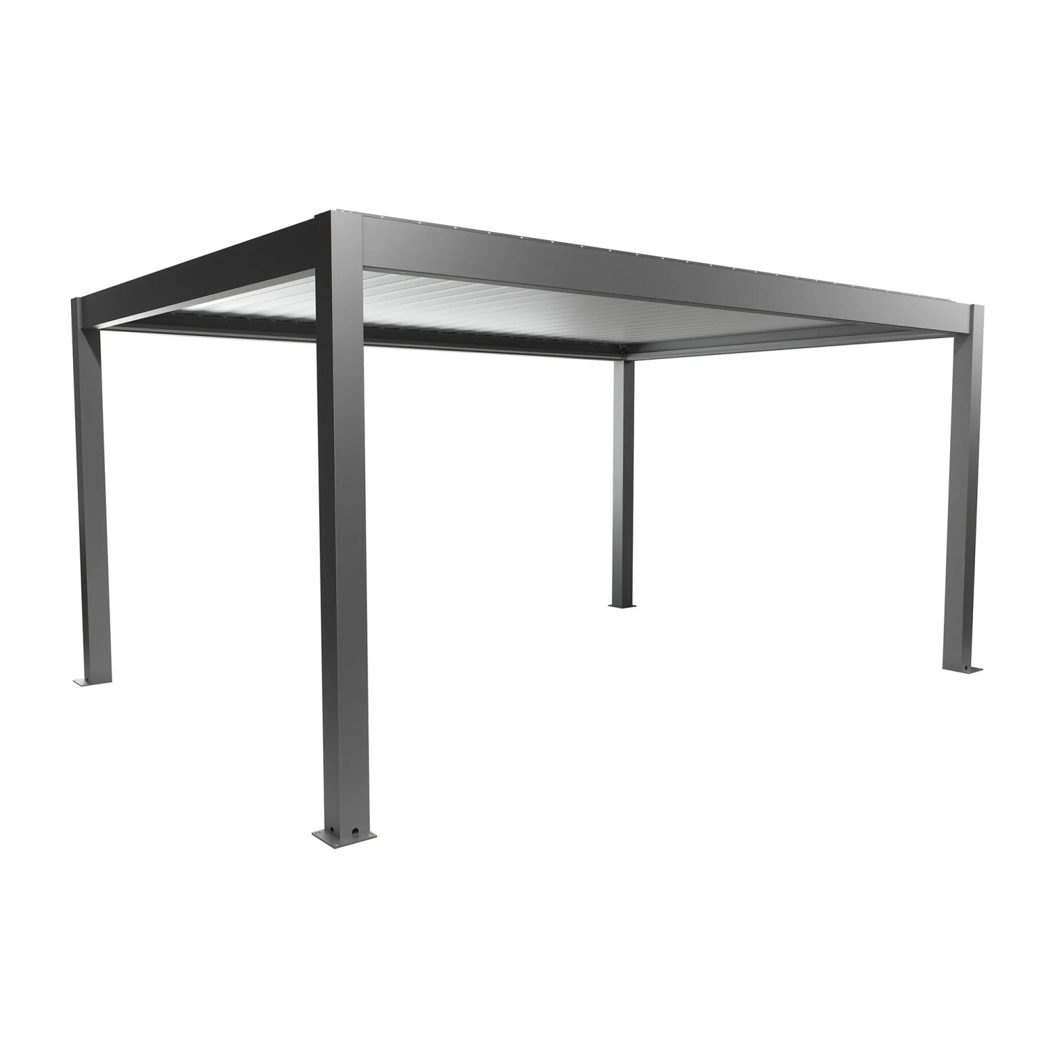 Biohort Pergola 5 m x 3,5 m Kwarc srebrny