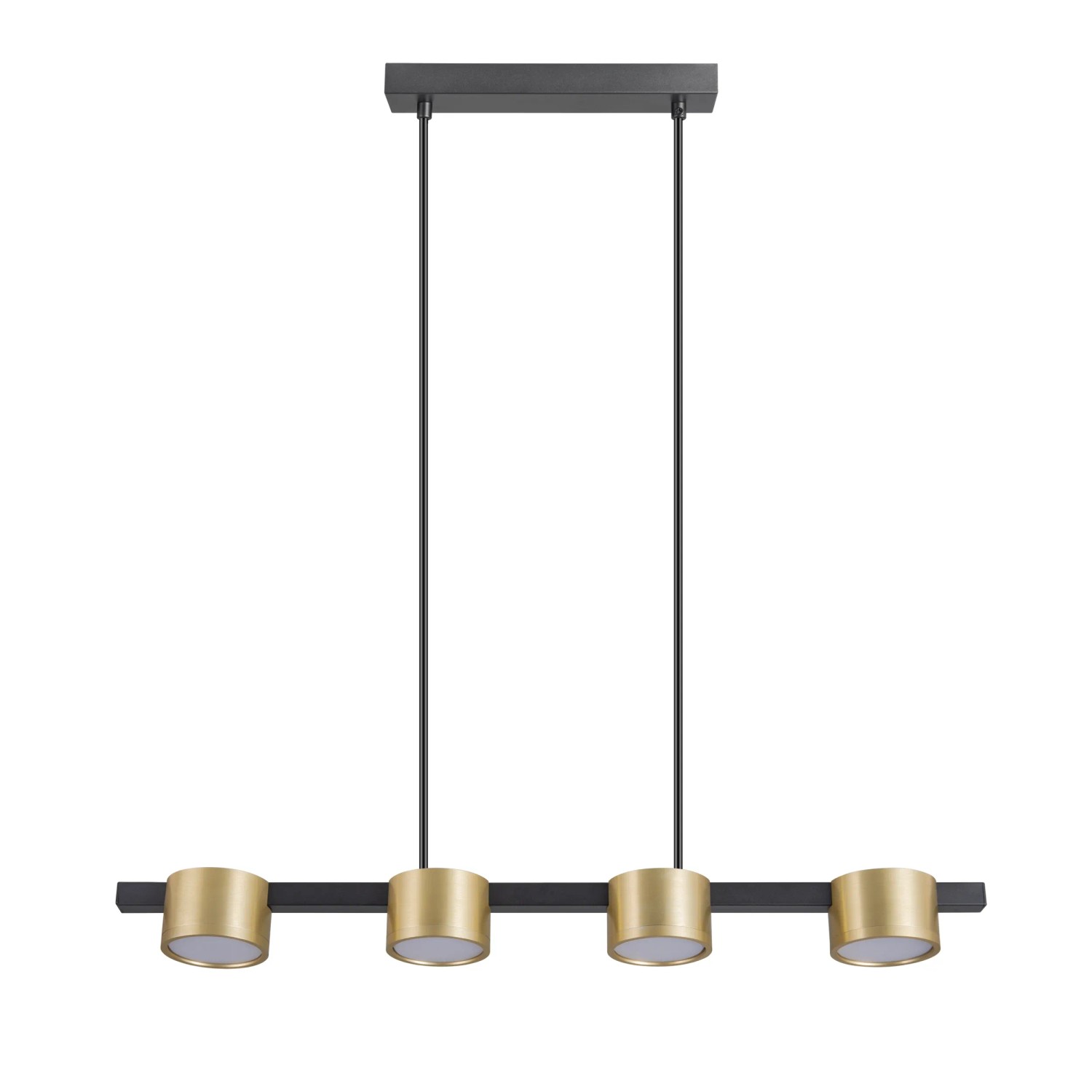 Goldlux Lampa wisząca Mirella 4x6W GX53 złoto-czarna