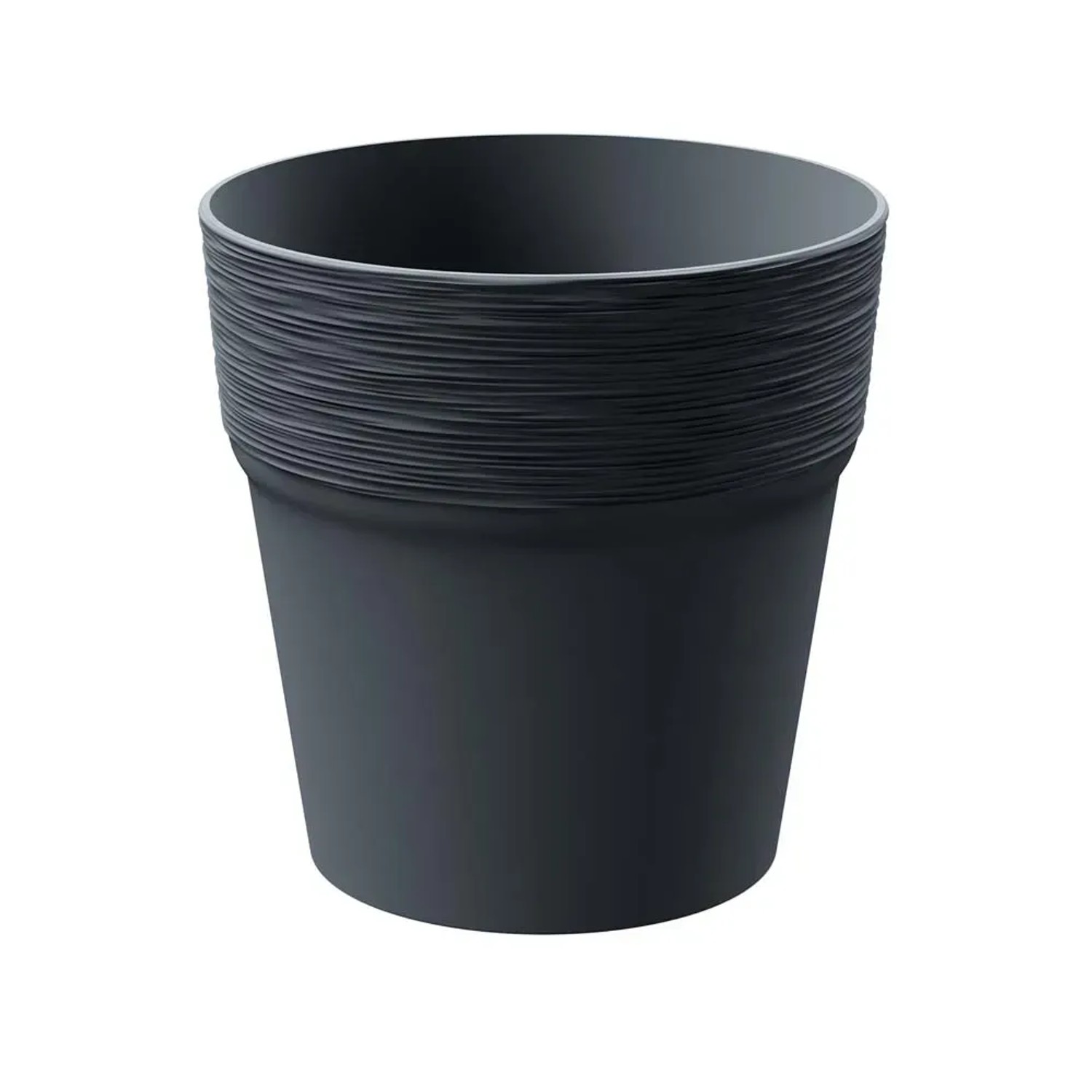 Prosperplast Doniczka Furu antracyt - 12 x 12,2 cm