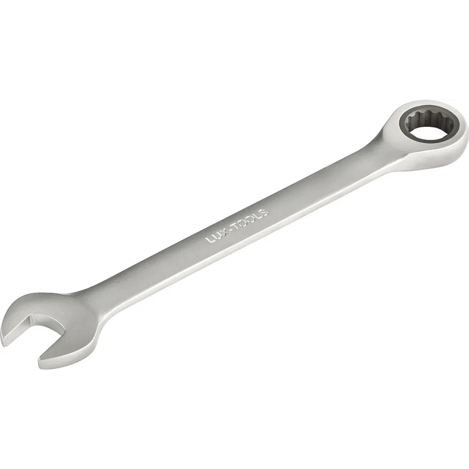 LUX-TOOLS Klucz płasko-oczkowy z grzechotką 13mm