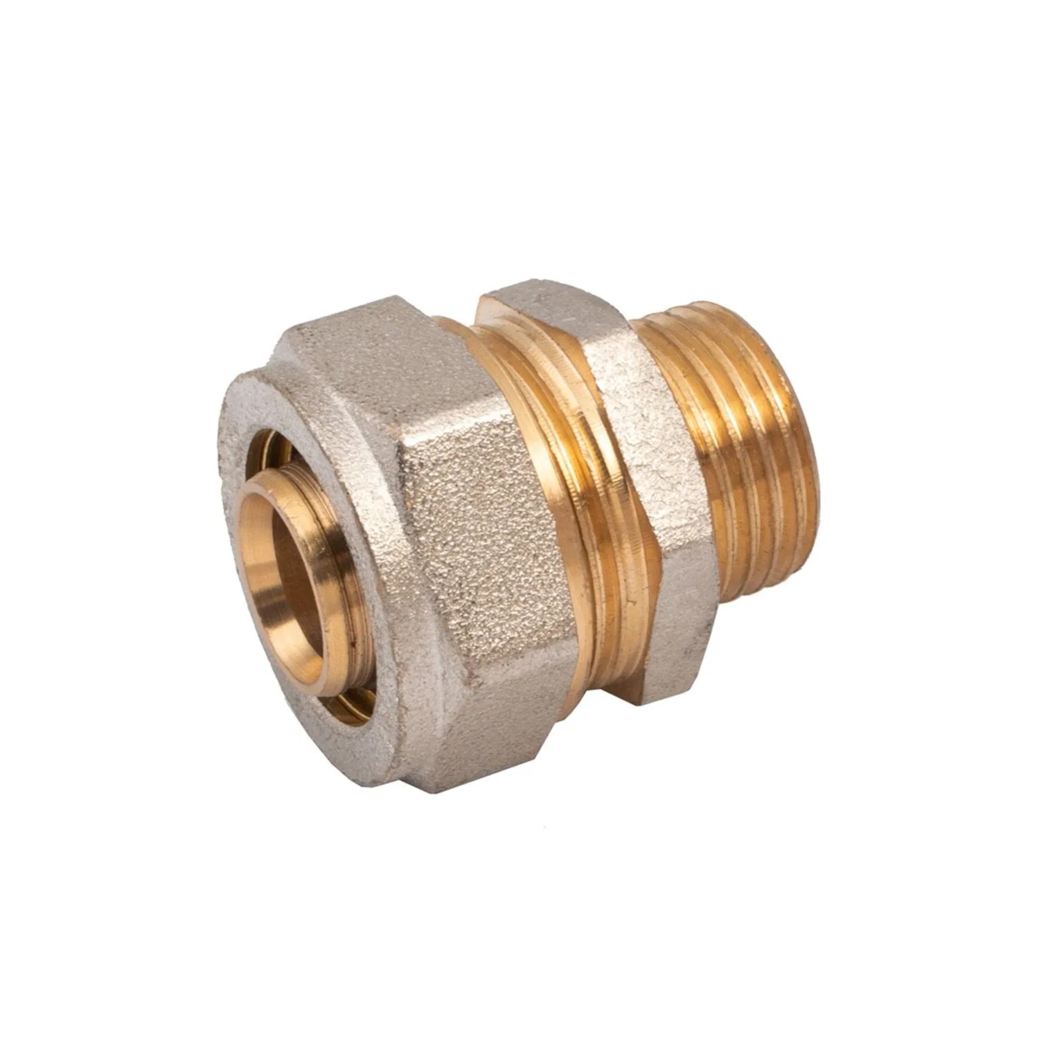 Idmar Złączka gwint zewn.1/2'' x 16 mm x 2- wkład aluminiowy