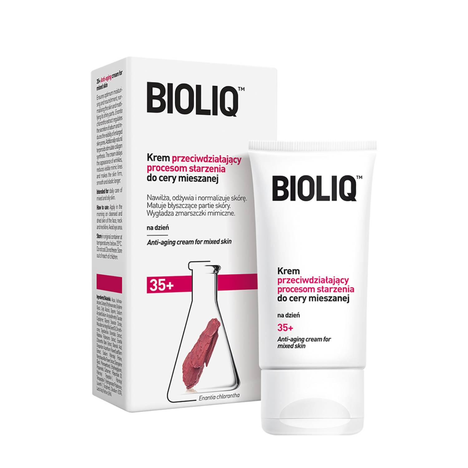 Bioliq 35+ - krem przeciwdziałający procesom starzenia do skóry mieszanej, 50 ml