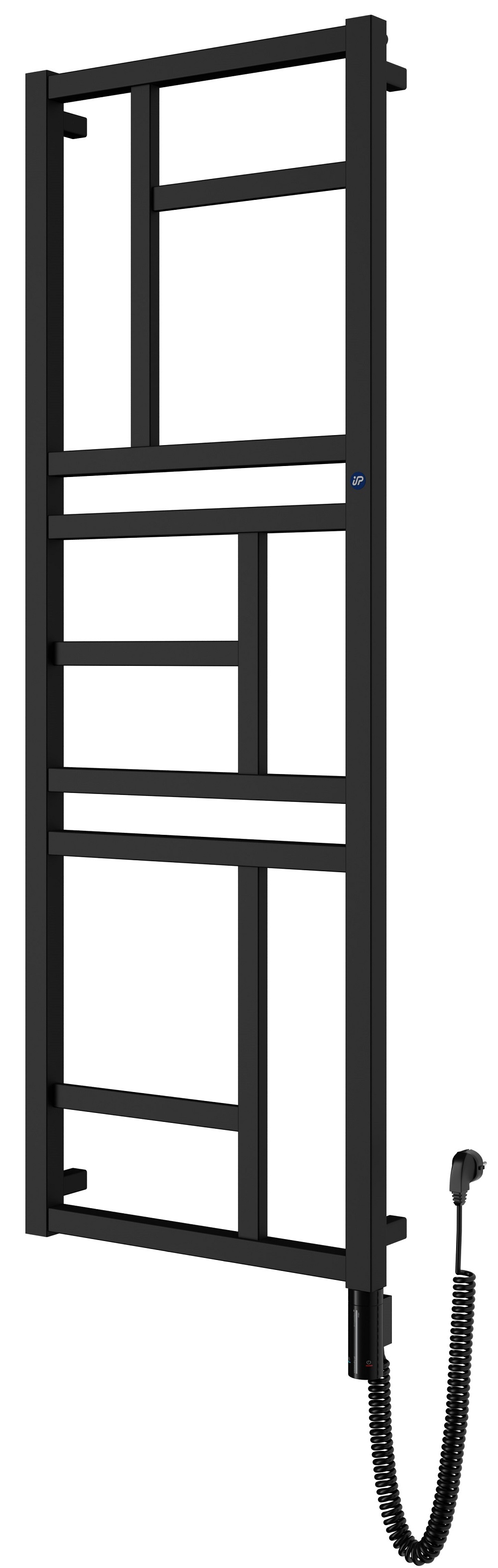 Instal Projekt Mondrian grzejnik elektryczny 174x60 cm czarny/black swan MONE-60/170C75+GH-06C2