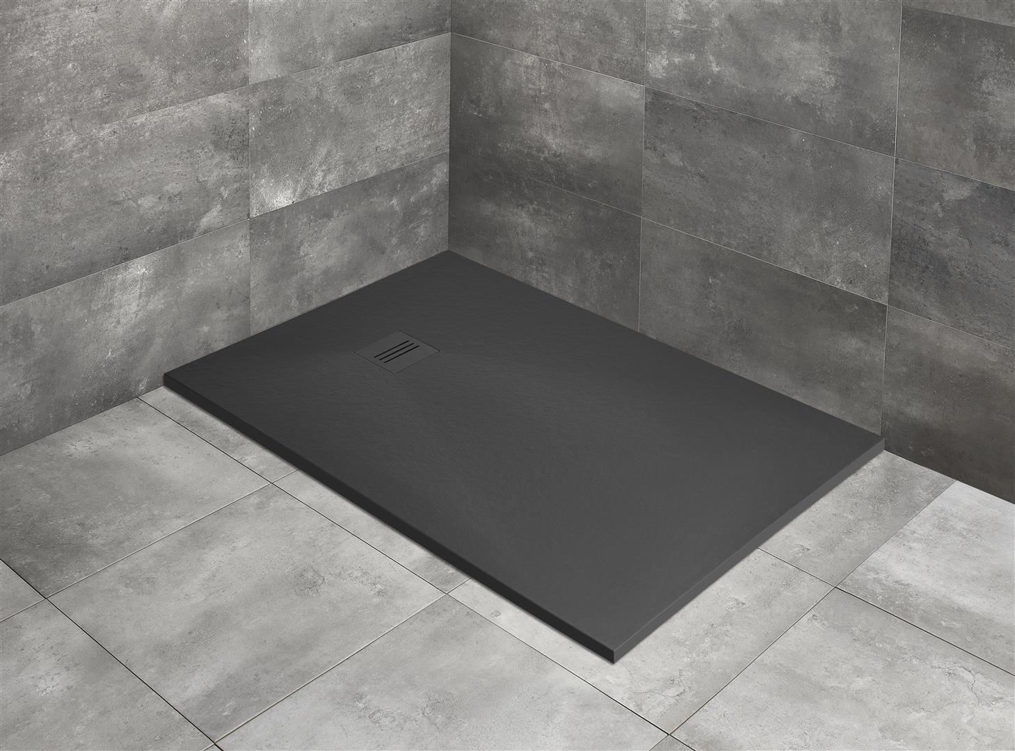 Radaway Kyntos F brodzik prostokątny 150x90 cm antracyt HKF15090-64