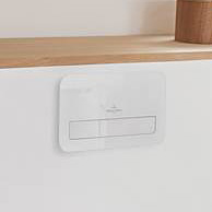 Villeroy & Boch ViConnect M200 przycisk spłukujący do WC szkło biały błyszczący 922400RE
