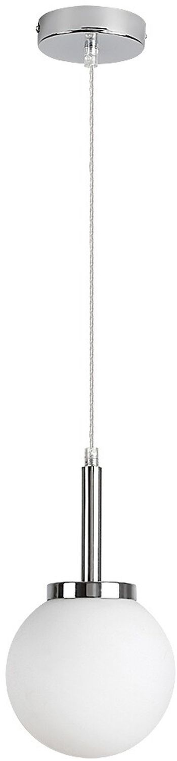 Rabalux Togo lampa wisząca 1x40 W biała-chrom 75007