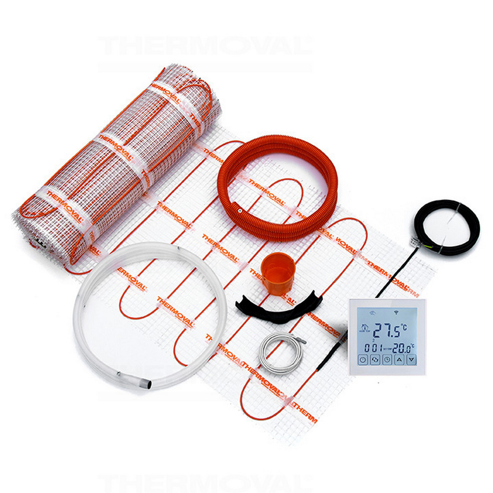 Thermoval TV TO mata grzewcza z termoregulatorem 1,5 m2 170 W/m2