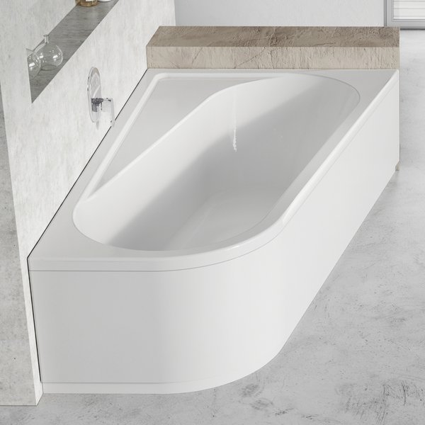 Ravak Chrome panel przedni do wanny 170 cm prawy biały CZA4100A00
