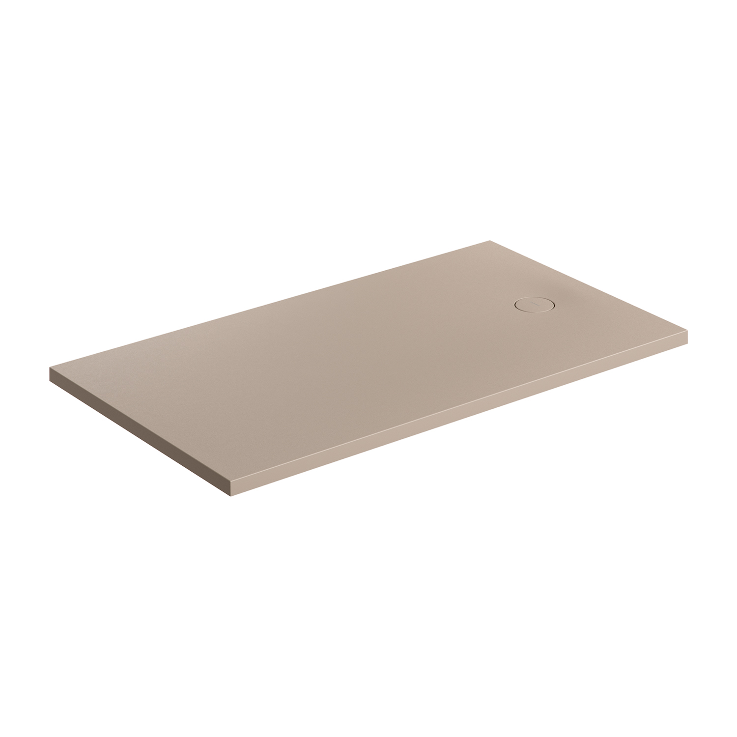 Omnires Aquarock brodzik prostokątny z maskownicą 160x80 cm dune beige mat AQUAROCK80-160DB
