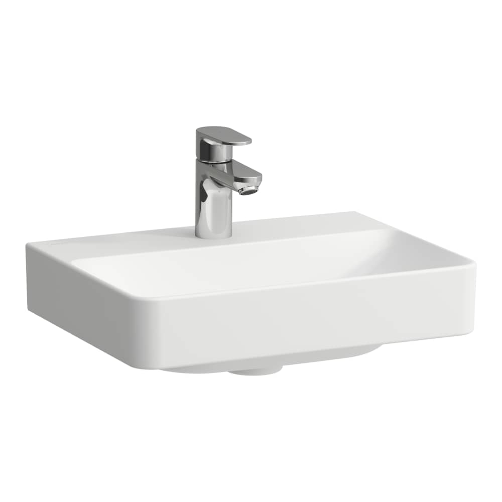 Laufen Pro X umywalka 45x34 cm prostokątna ścienna-meblowa biały mat H8158617571091