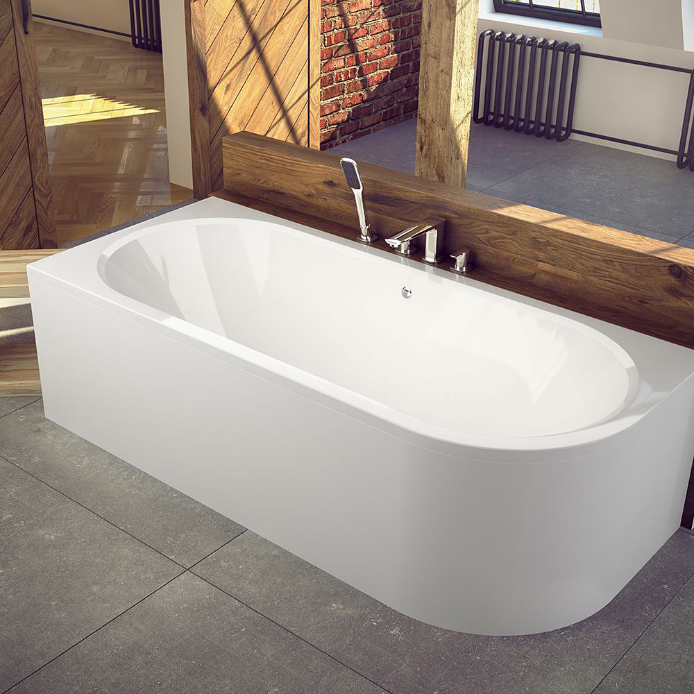 Besco Avita wanna narożna 150x74,7 cm lewa biała #WAV-150-NL