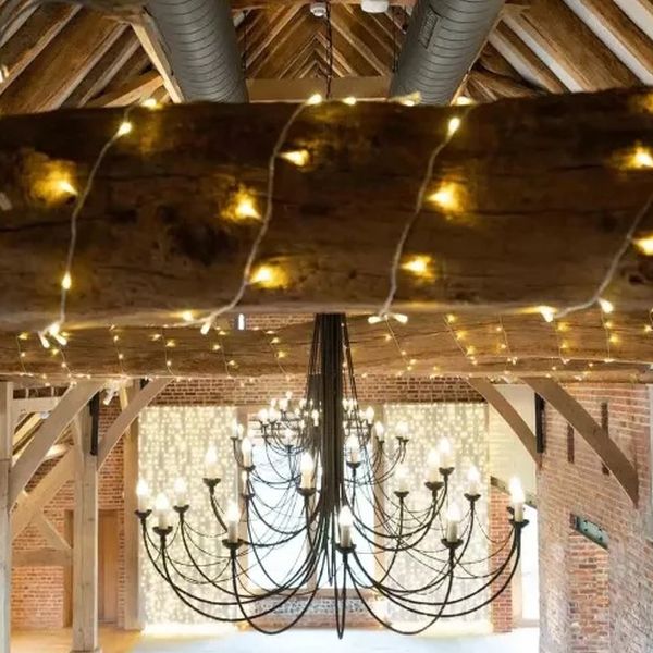 Elstead Lighting Carisbrooke lampa wisząca 18x60 W czarna CB18-BLACK
