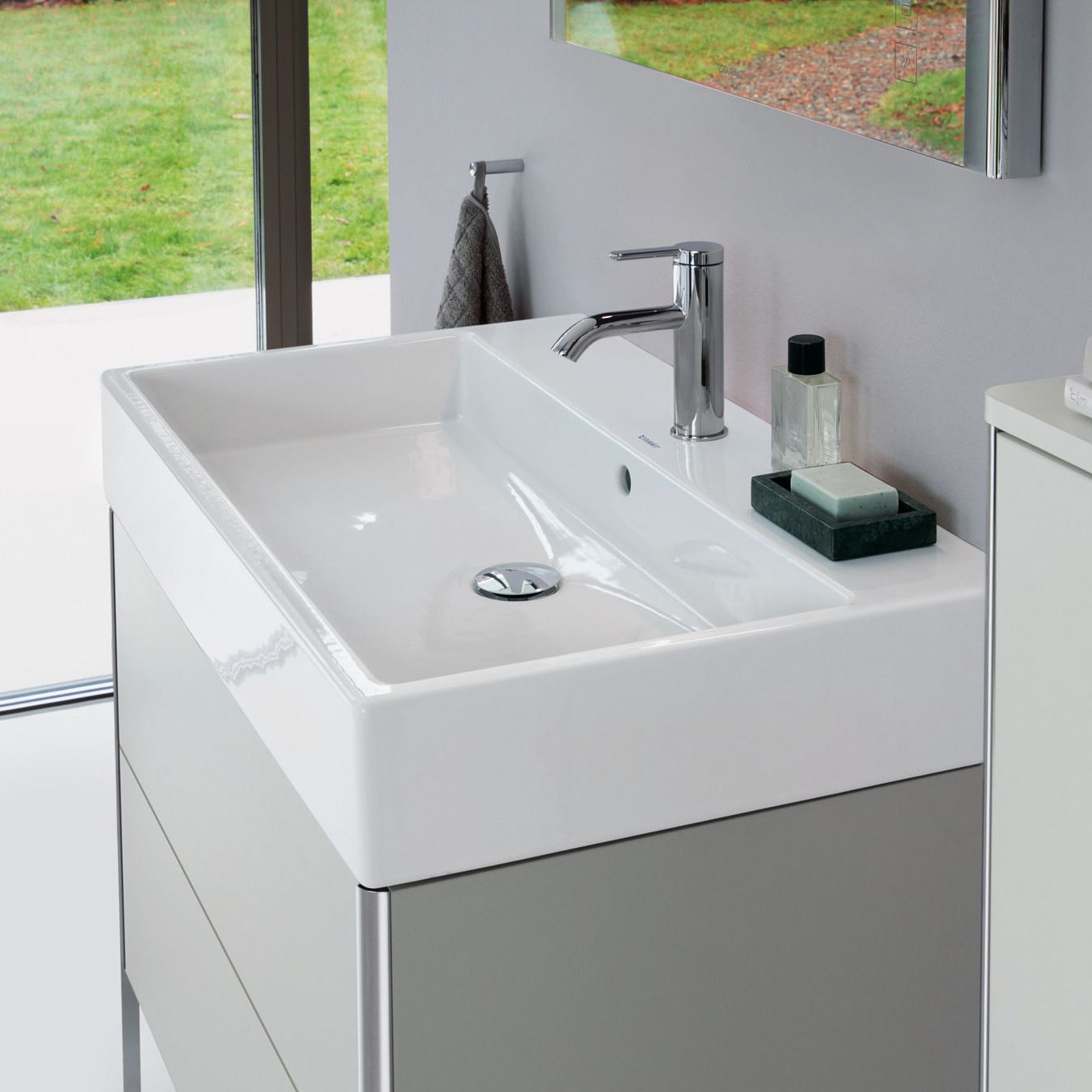 Duravit Vero Air umywalka 80x47 cm meblowa prostokątna biała 2350800000