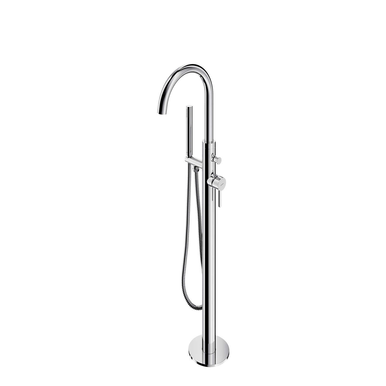 Omnires Y bateria wannowo-prysznicowa wolnostojąca chrom Y1233CR - Wysyłka w 24h