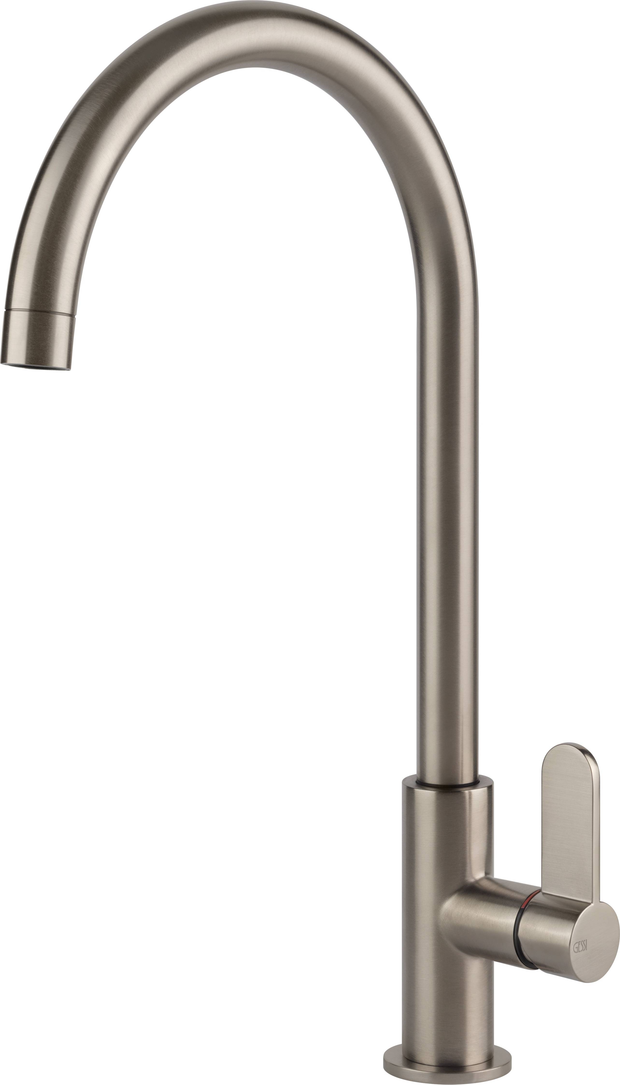 Gessi Helium bateria kuchenna stojąca nikiel 60075.149