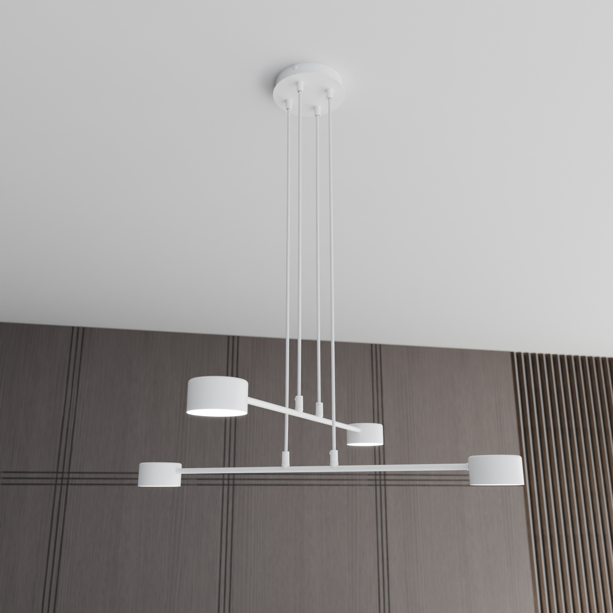 Emibig Modus lampa wisząca 4x12W biały 1340/4