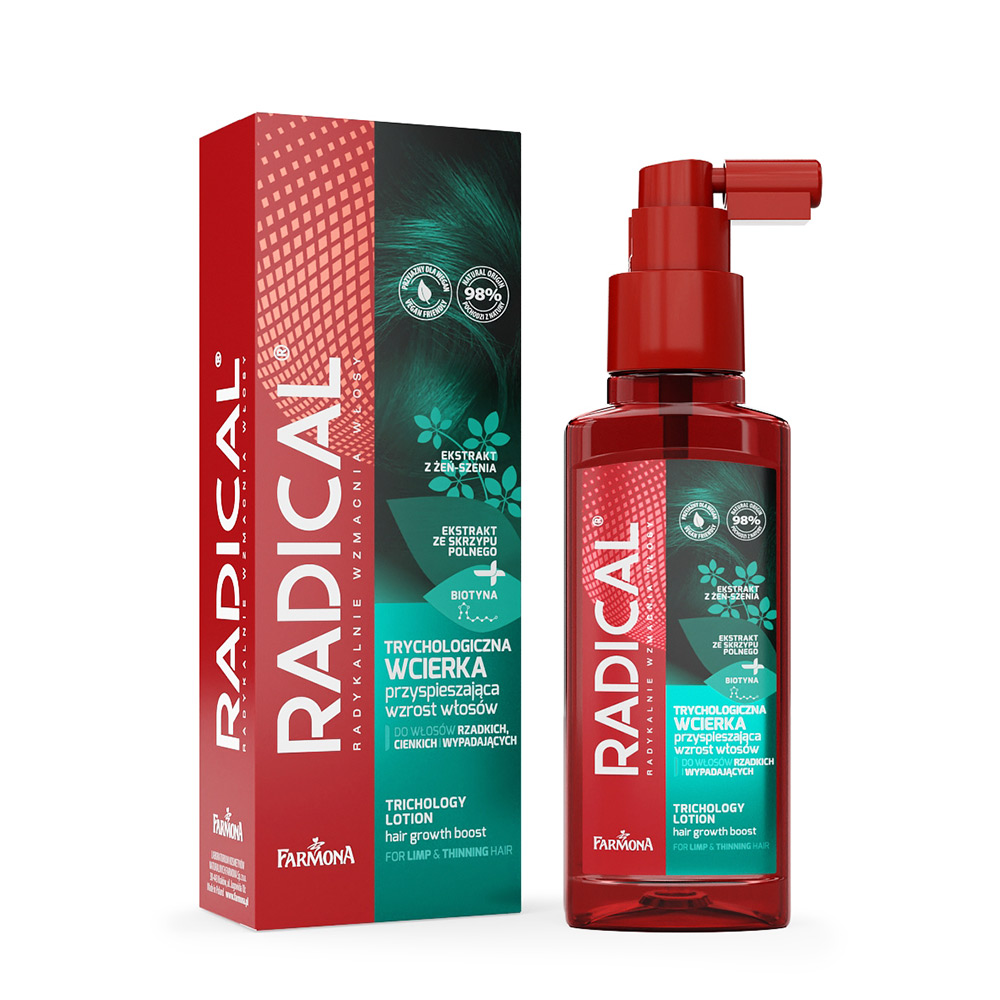 Wcierka trychologiczna przyspieszająca wzrost włosów Farmona Radical 100 ml