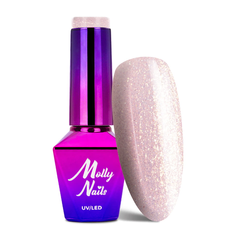 Lakier hybrydowy LED/UV Gel Polish Molly Nails Wedding Dream & Champagne Nr 382 Anniversary 8g