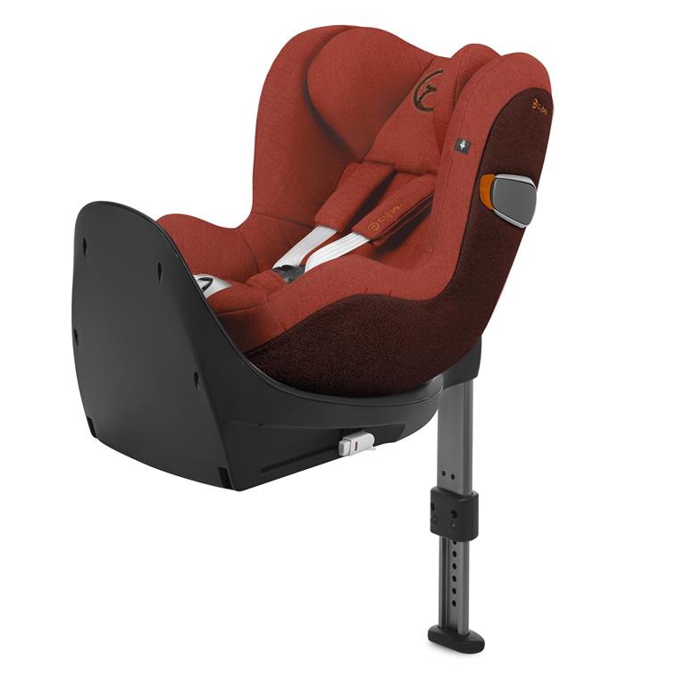 Cybex Sirona Zi i-Size - fotelik samochodowy dla dzieci o wzroście 45 - 105 cm, max. 18 kg z bazą-Plus Autumn Gold