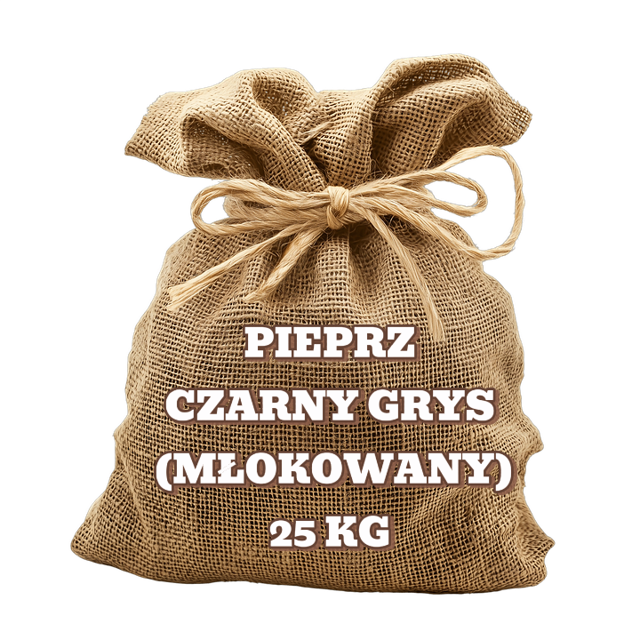Pieprz czarny grys (młotkowany) 25 kg HURT