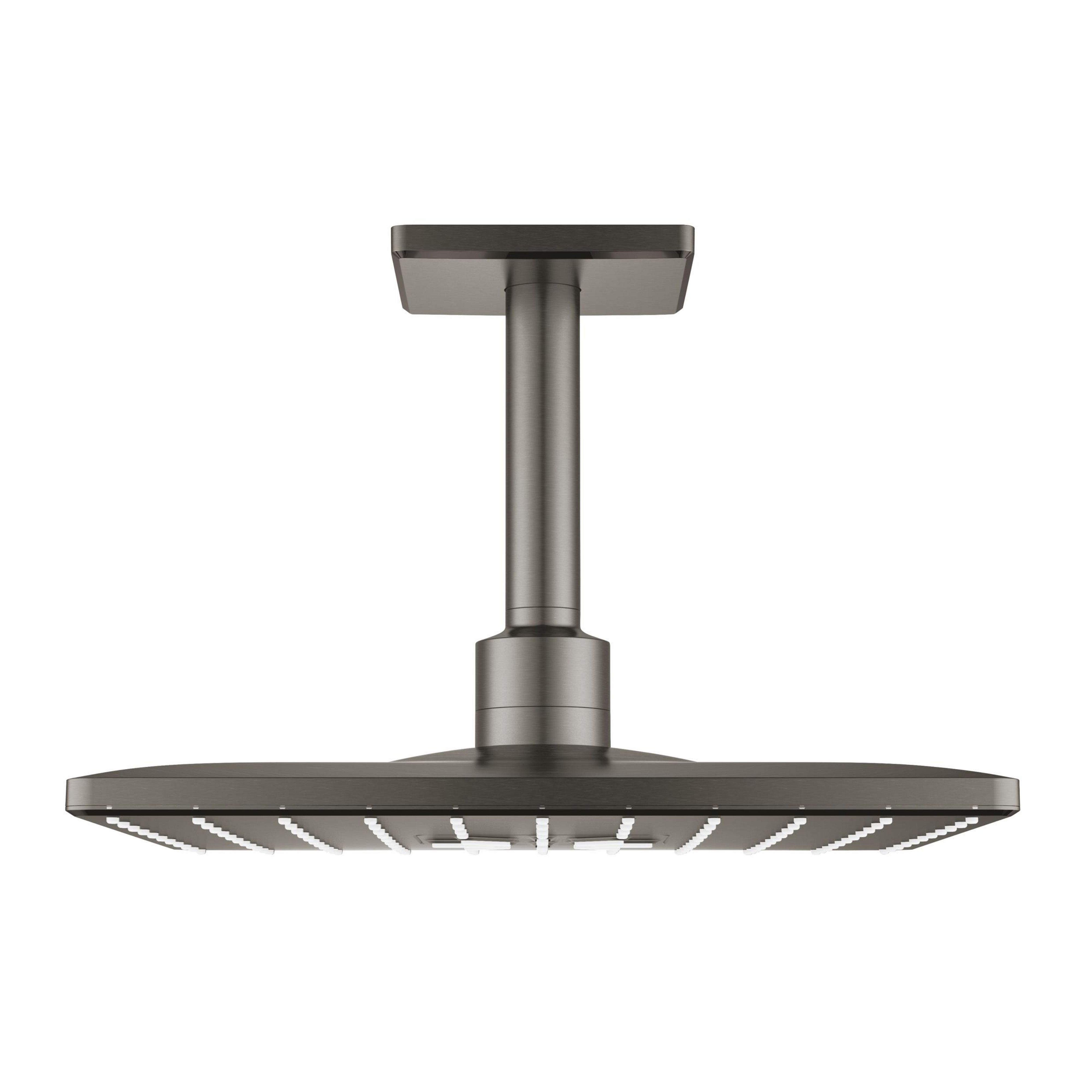 Darmowa Dostawa - Deszczownica 31x31 cm kwadratowa brushed hard graphite Grohe Rainshower 26481AL0