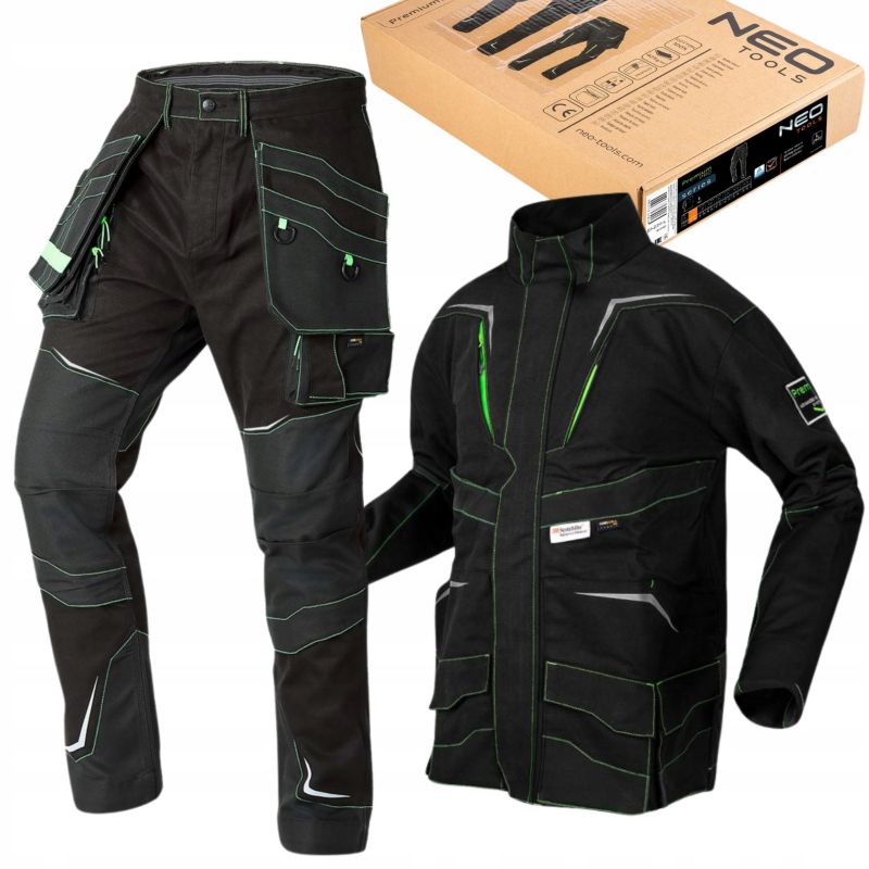 Komplet odzieży roboczej męskiej NEO TOOLS spodnie i bluza rozmiar XXXL 1 kpl