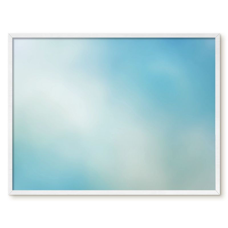 Tablica Na Magnesy Tulup 80x60 cm Niebieskie niebo - Biała rama Do salonu, sypialni 1 szt.