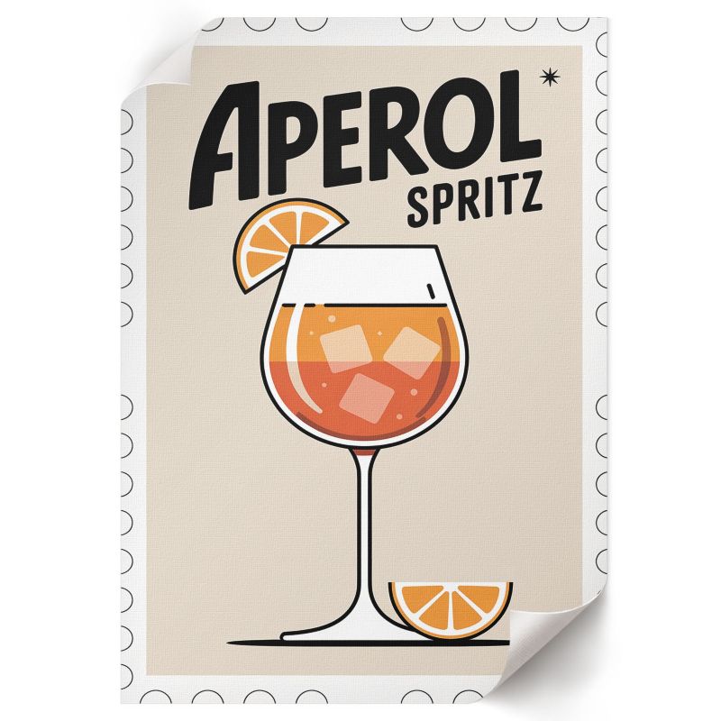 Plakat Ścienny ArtPrintCave 59,5x84 cm Aperol Spritz Rafał Szymański 1 szt.