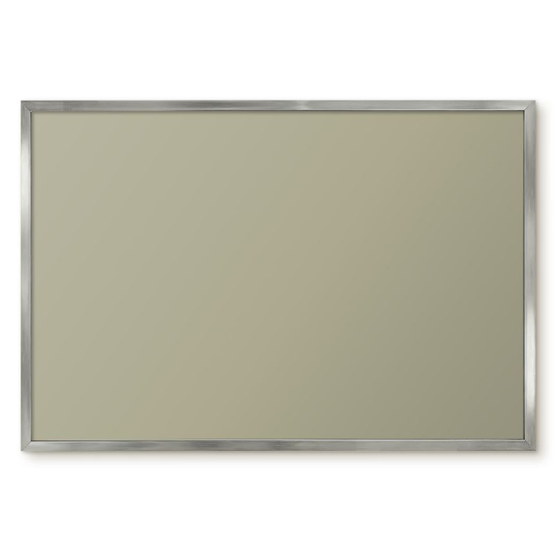 Tablica Magnetyczna Do Notatek Tulup 60x40 cm Popielaty brąz 1 - Srebrna rama Do sypialni, salonu 1 szt.